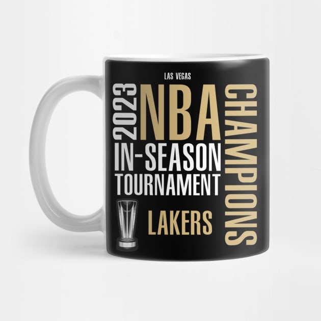 Lakers - In -Season champs 2023 by Buff Geeks Art